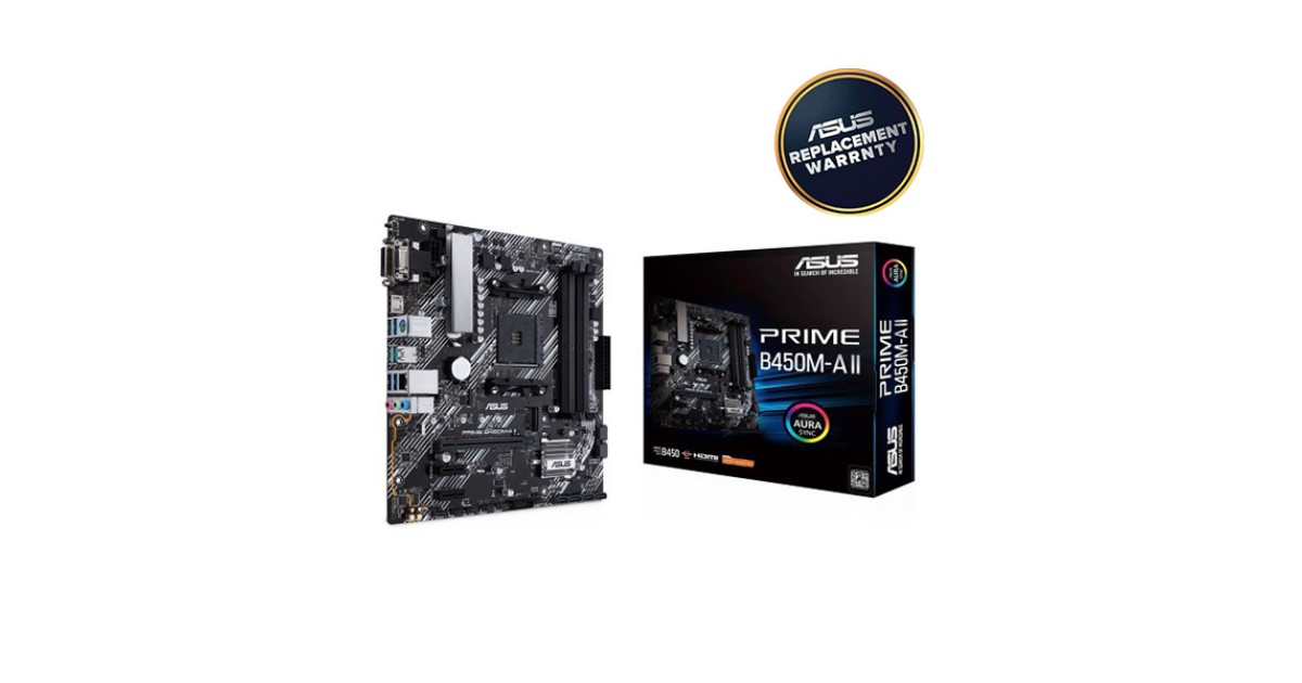 ASUS PRIME B450MA II Motherboard Price in Bangladesh